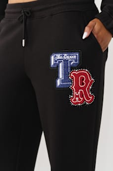 CRYSTAL PATCH STRAIGHT LEG SWEATPANT, image 4
