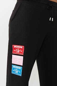 CRYSTAL PATCH STRAIGHT LEG SWEATPANT, image 5