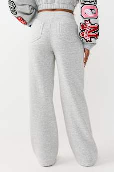 CRYSTAL PATCH STRAIGHT LEG SWEATPANT
