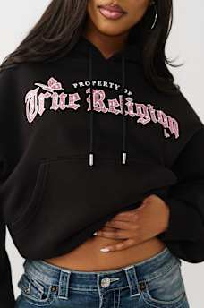 BUBBLE HEM PULLOVER HOODIE, image 5