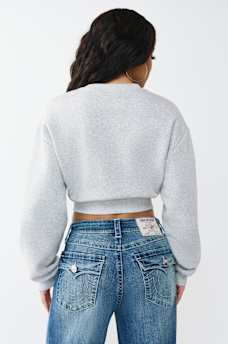 SUDADERA ESTILO SU&Eacute;TER DE CUELLO REDONDO CON OSOS DE PELUCHE, image 5