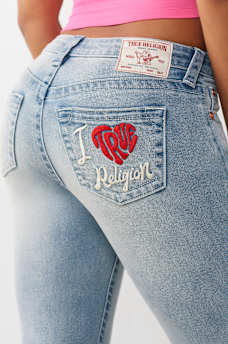 BECCA MID RISE I LOVE TRUE BOOTCUT JEAN, image 1