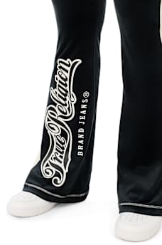 CRYSTAL MID RISE VELOUR SWEATPANT
