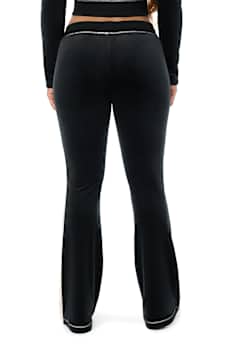 CRYSTAL MID RISE VELOUR SWEATPANT