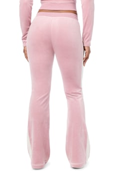 CRYSTAL MID RISE VELOUR SWEATPANT