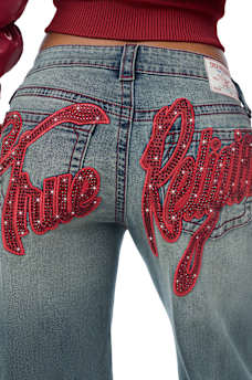 BOBBI CRYSTAL BAGGY JEAN