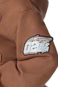 CRYSTAL RELAXED ZIP HOODIE
