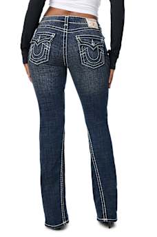 JOEY MID RISE SUPER T FLAP FLARE JEAN