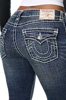 JOEY MID RISE SUPER T FLAP FLARE JEAN