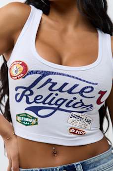 LOGO PATCH ART TANK TOP