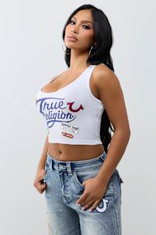 LOGO PATCH ART TANK TOP