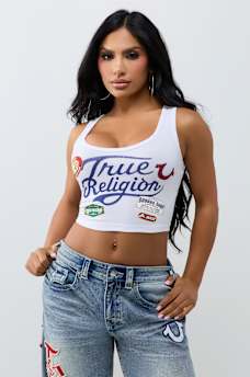 LOGO PATCH ART TANK TOP