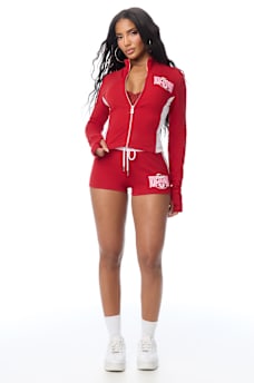 COLORBLOCK TERRY HOT SHORT