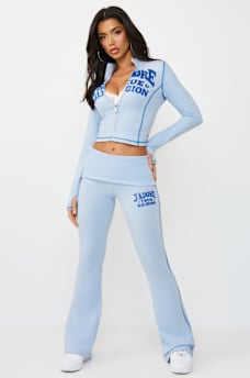 CRYSTAL J'ADORE TERRY ZIP-UP JACKET, image 5