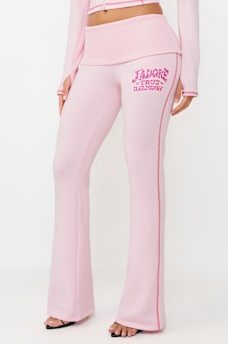 CRYSTAL J'ADORE FOLDOVER BOOTCUT PANT