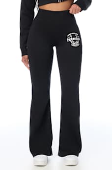 CRYSTAL MID RISE BIG T BOOTCUT SWEATPANT