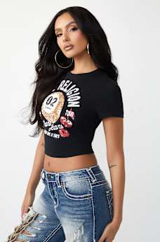 CHERRY POOL BALL BABY TEE, image 5