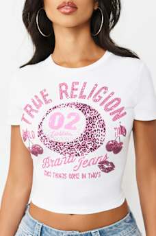 CHERRY POOL BALL BABY TEE, image 1