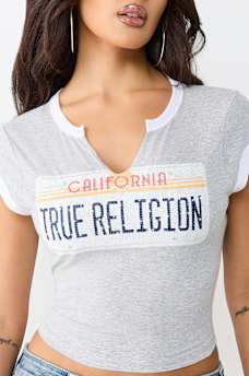 LICENSE LOGO NOTCH TEE