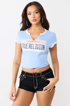 LICENSE LOGO NOTCH TEE