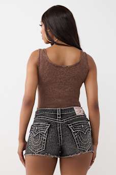 BODY CON CORDONES LAVADO, image 5