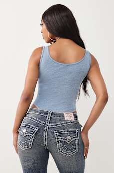 BODY CON CORDONES LAVADO, image 5