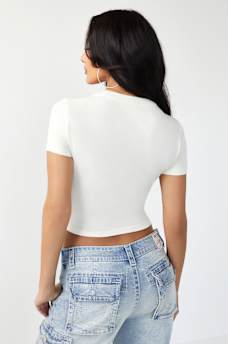 CRYSTAL GRAPHIC BABY TEE, image 5