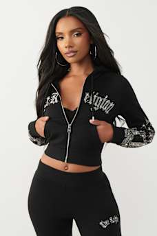BLESSED SHRUNKEN HOODIE, image 2