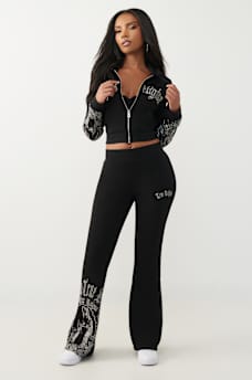 BLESSED MID RISE BOOTCUT SWEATPANT, image 2