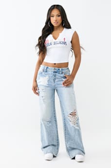 APPLIQU&Eacute; NOTCH TEE , image 3