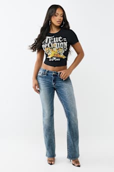 ON THE PROWL CRYSTAL BABY TEE
