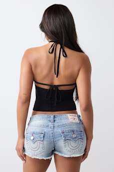 OPEN-BACK HALTER TOP, image 2