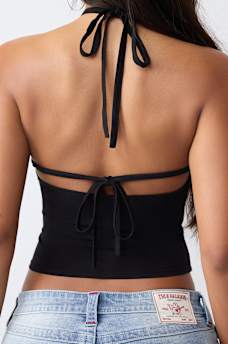 OPEN-BACK HALTER TOP, image 6