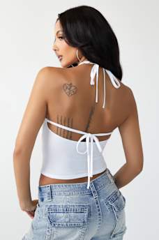 OPEN-BACK HALTER TOP, image 5