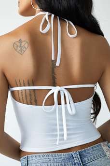 OPEN-BACK HALTER TOP, image 6