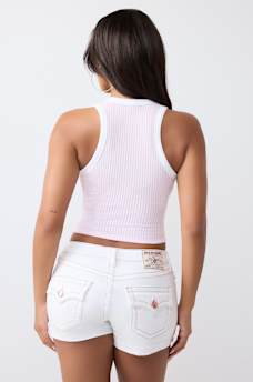 LACE-UP RACERBACK TANK TOP, image 5