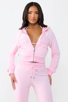 WING BIKINI HOODIE VELOUR SET, image 2