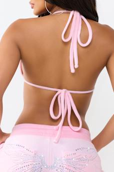 WING BIKINI HOODIE VELOUR SET, image 5