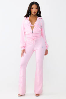 WING VELOUR MID RISE BOOTCUT PANT, image 4