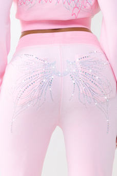 WING VELOUR MID RISE BOOTCUT PANT, image 1