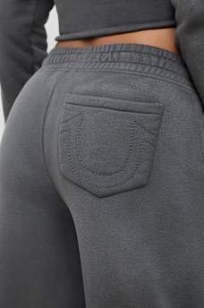 APPLIQU&Eacute; WASHED BAGGY JOGGER