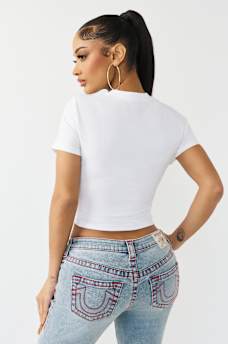 CRYSTAL LOGO BABY TEE, image 5