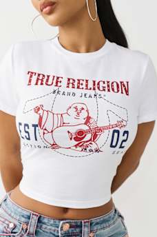 CRYSTAL LOGO BABY TEE, image 1