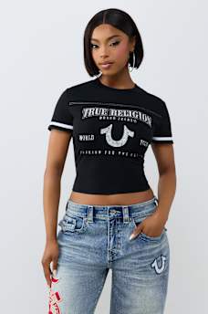 HORSESHOE BABY TEE