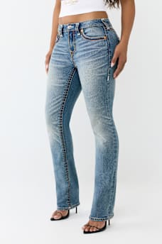 BILLIE MID RISE SUPER T APPLIQU&Eacute; FLAP STRAIGHT JEAN, image 4