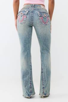 JOEY MID RISE SUPER T FLAP FLARE JEAN