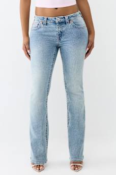 BECCA MID RISE BUTTERFLY BOOTCUT JEAN, image 2