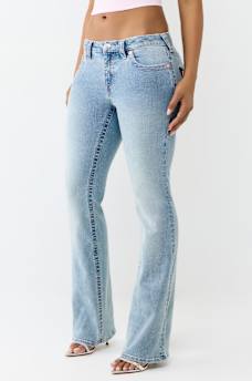 BECCA MID RISE BUTTERFLY BOOTCUT JEAN, image 4