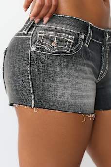 JOEY LOW RISE WINGED BIG T FLAP SHORT, image 7