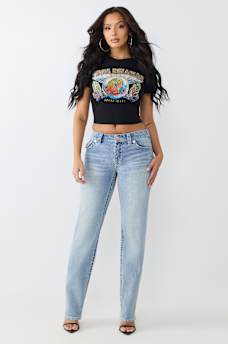 MID RISE BIG T FLAP STRAIGHT JEAN